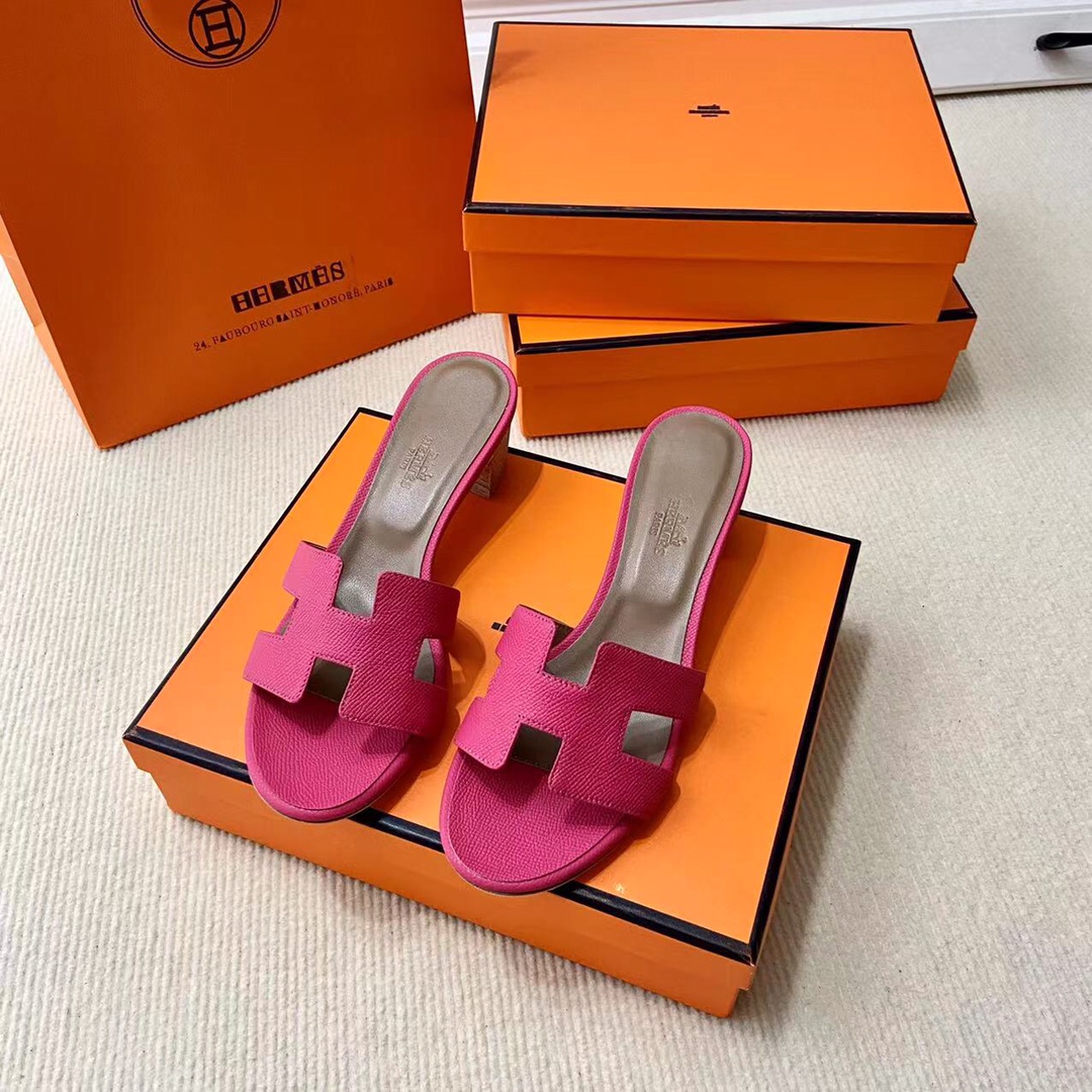 에르메스 올수공 오아시스 슬리퍼 샌들 앱송 32